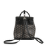 Goyardine Mini Alpin Backpack, £2,200, Handbags, Black/Brown, Canvas/Leather, Back view